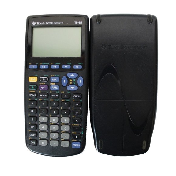 Ti-89 Graphing Calculator Black For Parts Texas Instruments Scientific Calculus - Picture 1 of 6
